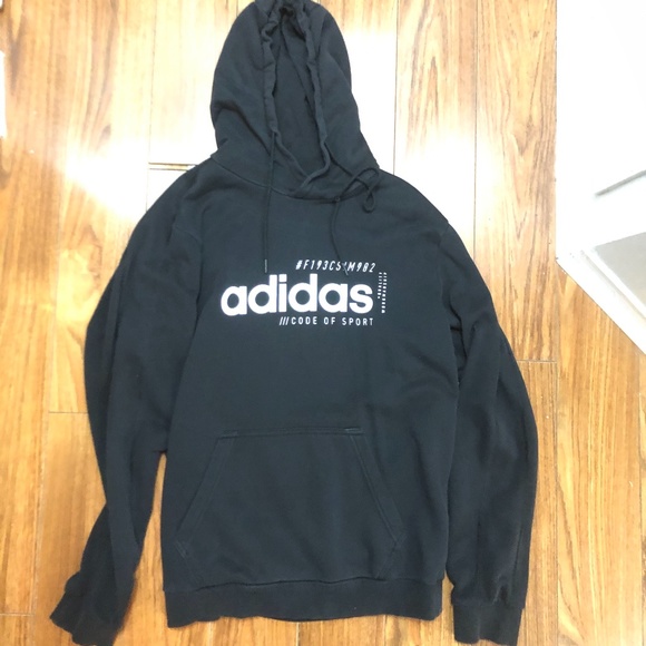 Size Medium adidas Men's Brilliant Basics French Terry Hoodie EI4622 - Picture 1 of 3